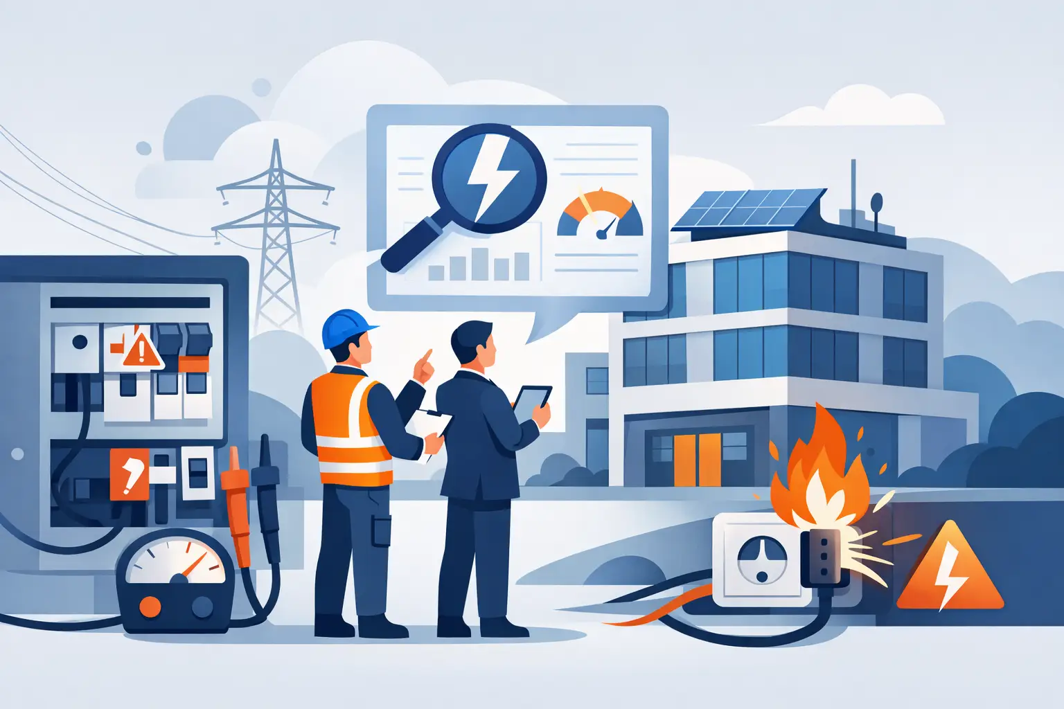 Elektrische risicoanalyse voor uw bedrijfspand