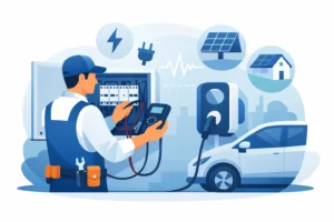 Inspectie nieuwe elektrische installatie