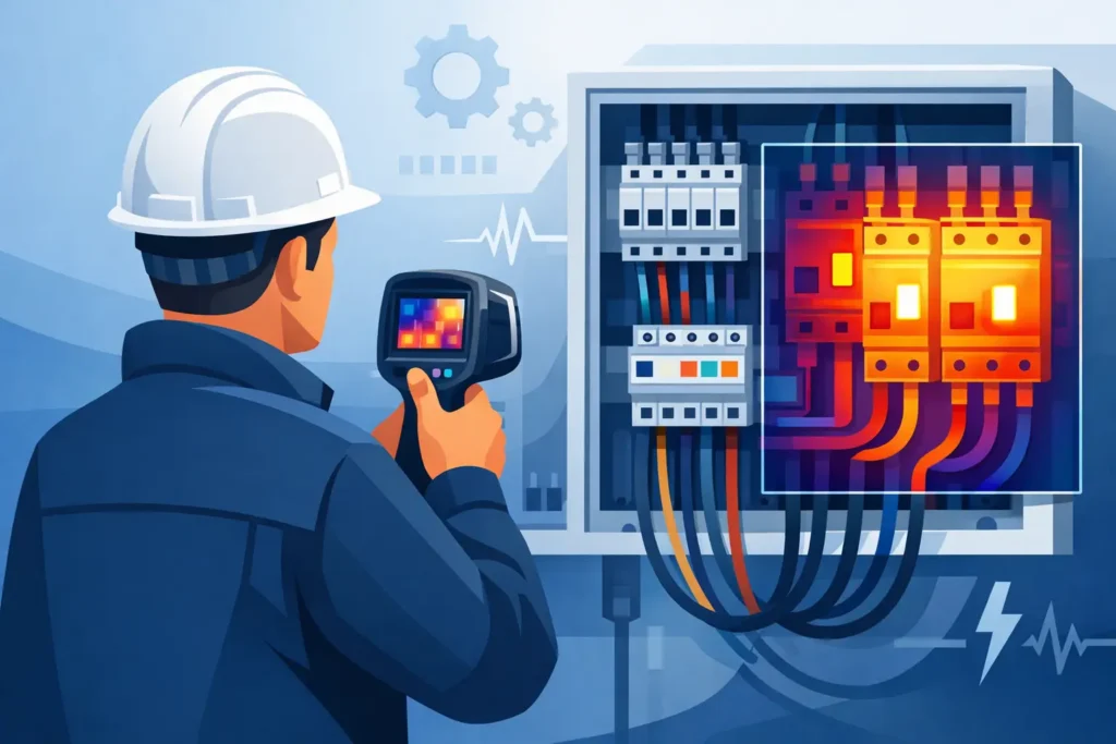 Thermografische inspectie elektrische installatie
