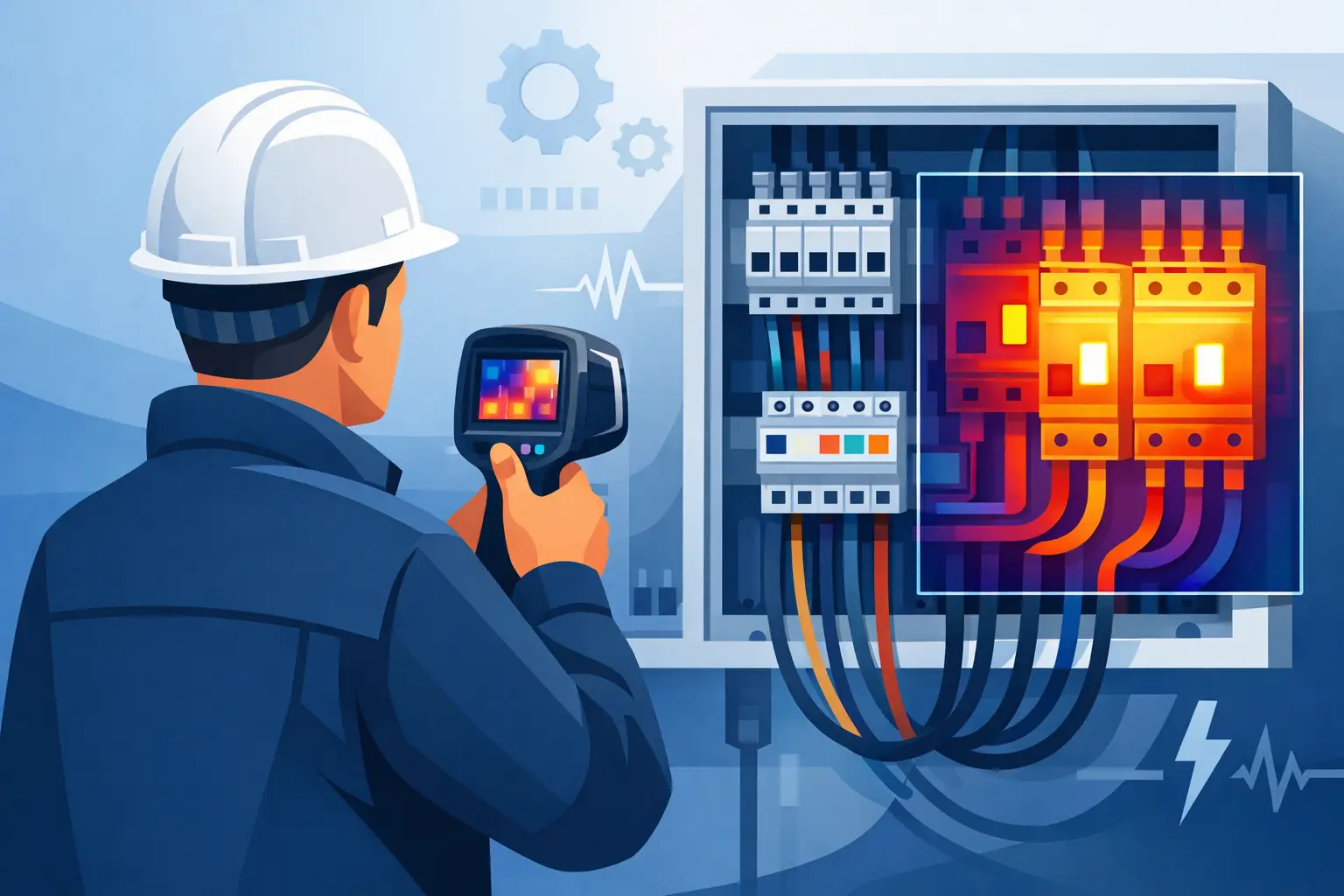Thermografische inspectie elektrische installatie