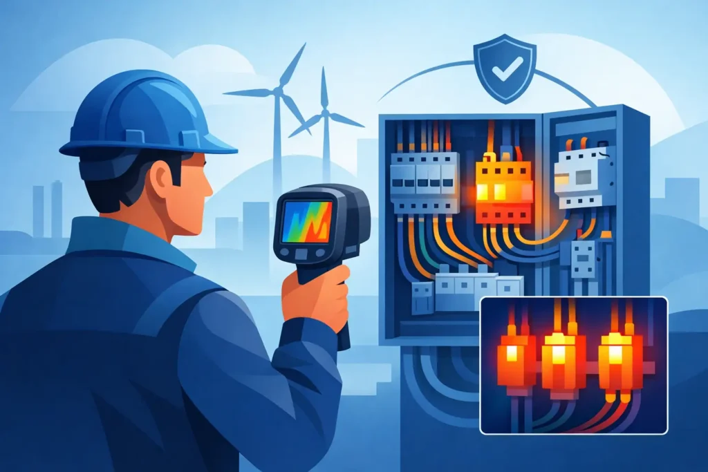 Thermografische keuring voor veilige installaties