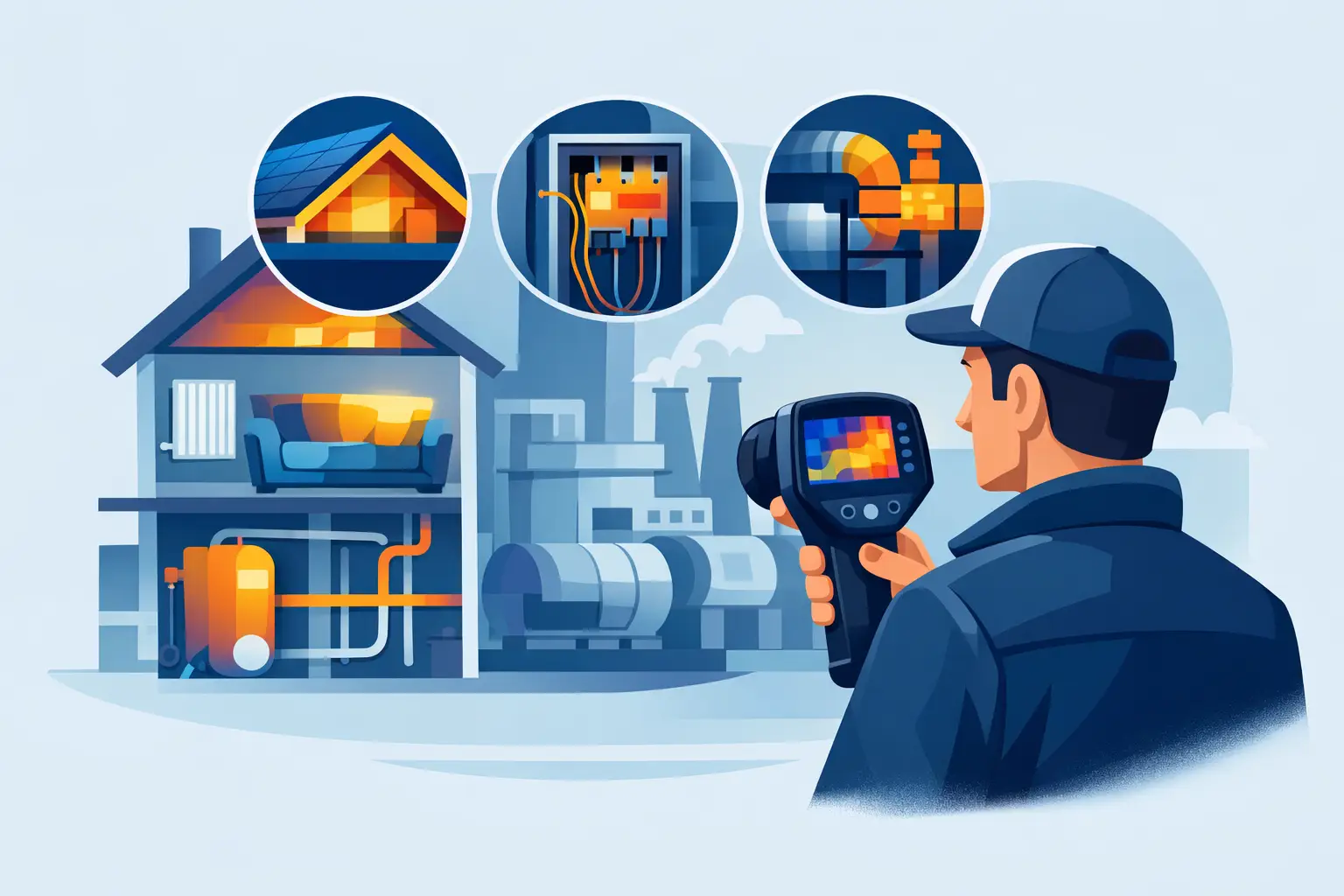 Wat controleert een thermografisch inspecteur precies?
